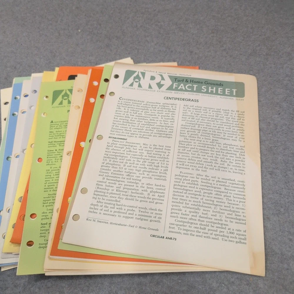 Vintage Alabama Cooperative Extension Service Auburn University Circulars Lot - Picture 4 of 8